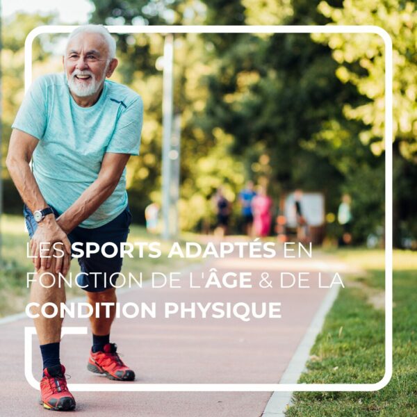 senior pratiquant du sport